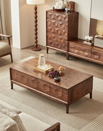 ウォールナット製 センターテーブル おしゃれでスタイリッシュなリビングの必需品 hjy-5018