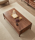 ウォールナット製 センターテーブル おしゃれでスタイリッシュなリビングの必需品 hjy-5018