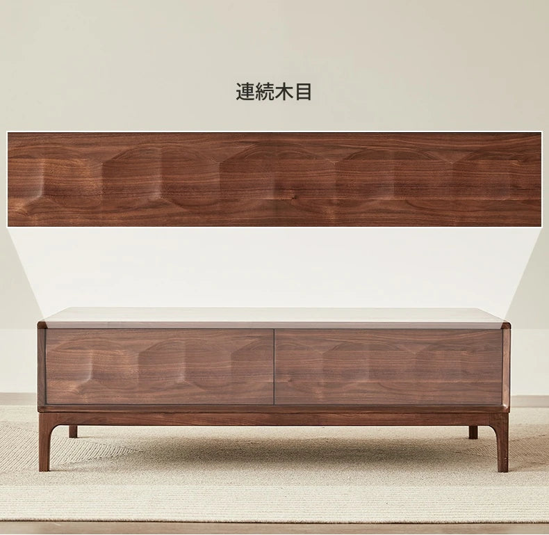 ウォールナット製 センターテーブル おしゃれでスタイリッシュなリビングの必需品 hjy-5018