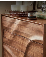 ウォールナット製キャビネット - モダンスタイルで魅力的な収納家具、エレガントなデザインの18世紀風キャビネット hjy-5019