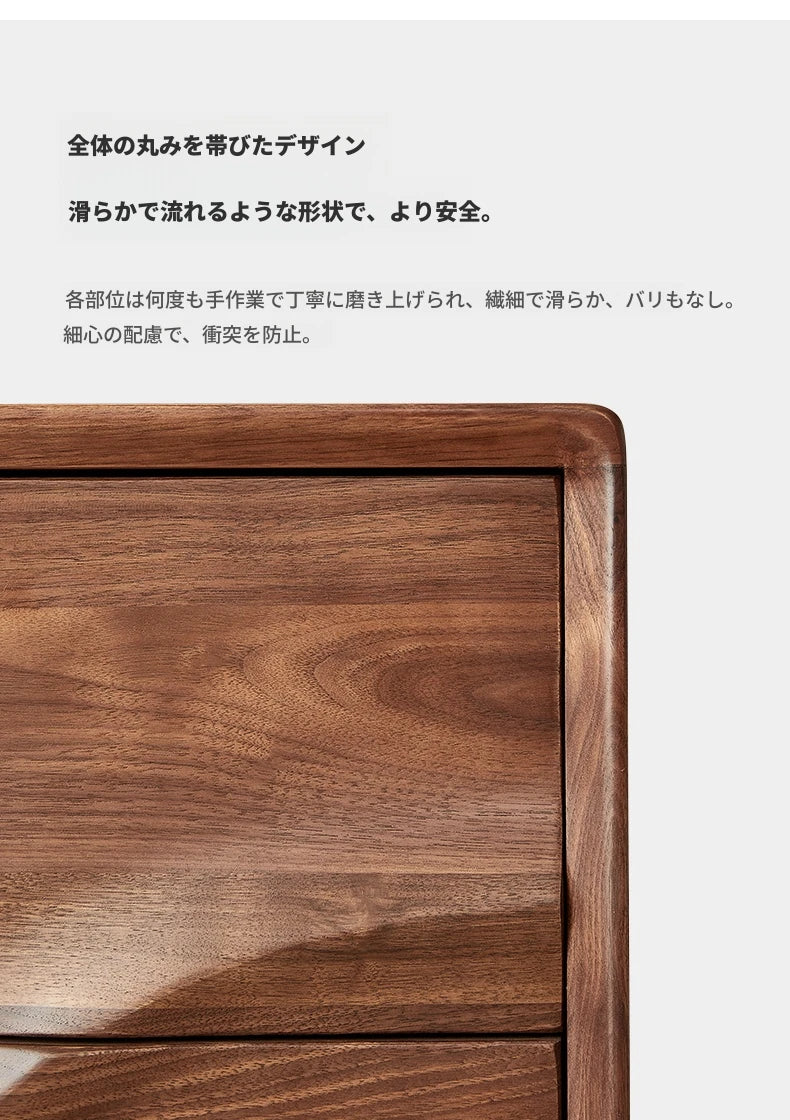 ウォールナット製キャビネット - モダンスタイルで魅力的な収納家具、エレガントなデザインの18世紀風キャビネット hjy-5019