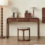 ウォールナット製おしゃれ化粧台 - スタイリッシュなデザインと実用性を兼ね備えたドレッサー hjy-5020