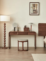 ウォールナット製おしゃれ化粧台 - スタイリッシュなデザインと実用性を兼ね備えたドレッサー hjy-5020