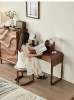 ウォールナット スツール | シンプルで洗練されたデザイン | 寝室やリビングにピッタリなインテリア accent hjy-5021