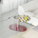 おしゃれなセンターテーブル - 強化ガラスとステンレス製のスタイリッシュデザイン! hjzjl-5195