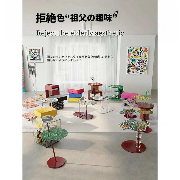 おしゃれなセンターテーブル - 強化ガラスとステンレス製のスタイリッシュデザイン! hjzjl-5195