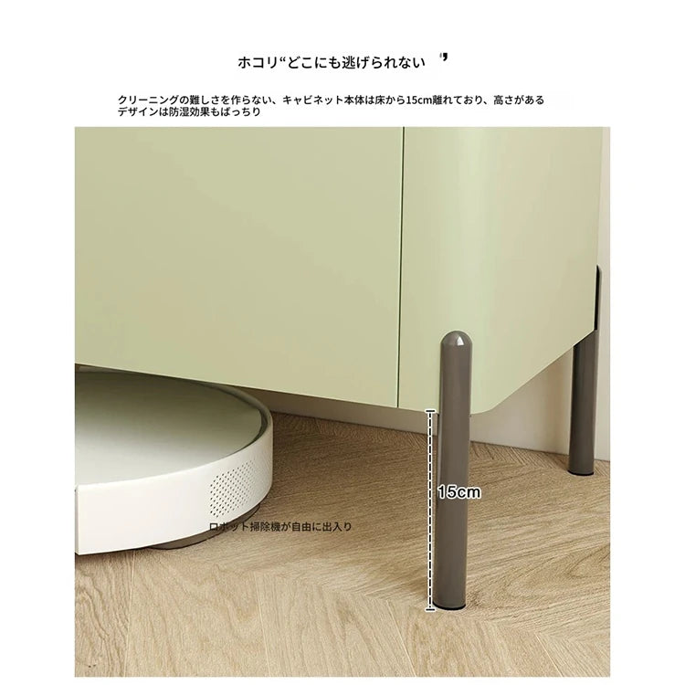 モダンデザインの多層板キャビネット - シンプルでスタイリッシュな収納家具 hko-4604