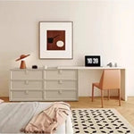 モダンデザインの多層板製化粧台|収納力抜群で洗練されたインテリアに最適! hko-4605