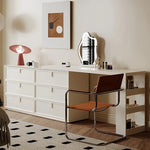 モダンデザインの多層板製化粧台|収納力抜群で洗練されたインテリアに最適! hko-4605