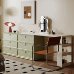 モダンデザインの多層板製化粧台|収納力抜群で洗練されたインテリアに最適! hko-4605