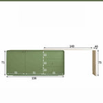 モダンデザインの多層板化粧台 | スタイリッシュな収納とミラー付き | おしゃれなインテリアアイテム hko-4606