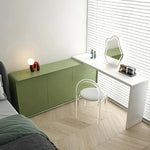 モダンデザインの多層板化粧台 | スタイリッシュな収納とミラー付き | おしゃれなインテリアアイテム hko-4606