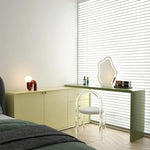 モダンデザインの多層板化粧台 | スタイリッシュな収納とミラー付き | おしゃれなインテリアアイテム hko-4606