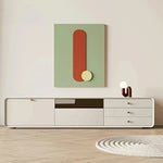 モダンデザインの多層板テレビ台 - シンプルでスタイリッシュなリビングインテリア創造 hko-4607