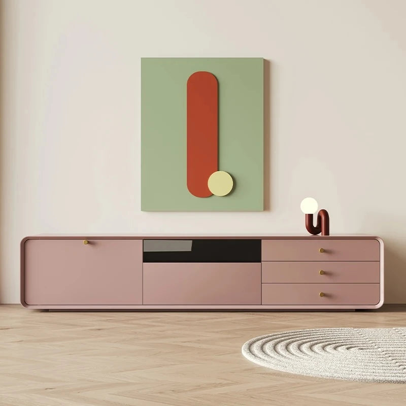 モダンデザインの多層板テレビ台 - シンプルでスタイリッシュなリビングインテリア創造 hko-4607