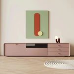 モダンデザインの多層板テレビ台 - シンプルでスタイリッシュなリビングインテリア創造 hko-4607