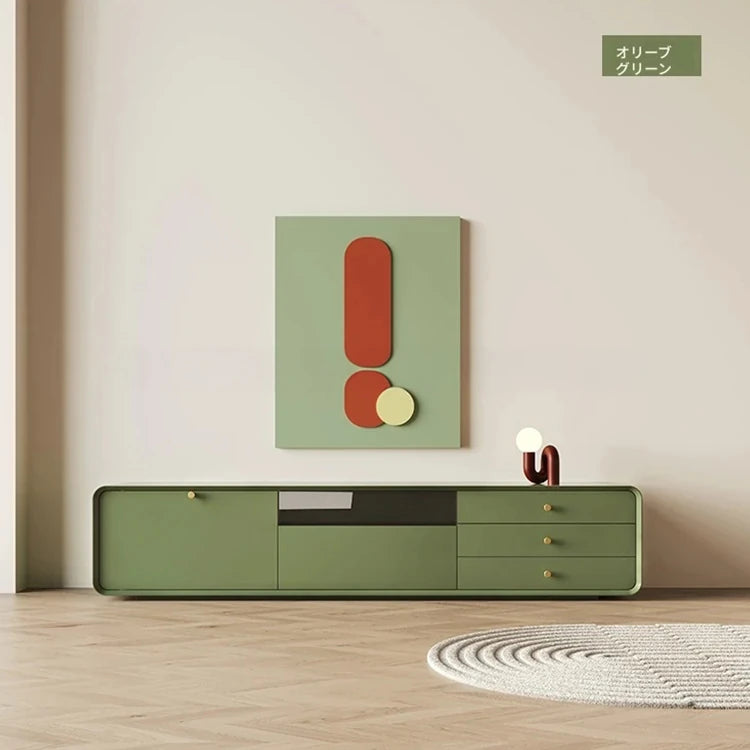 モダンデザインの多層板テレビ台 - シンプルでスタイリッシュなリビングインテリア創造 hko-4607