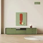 モダンデザインの多層板テレビ台 - シンプルでスタイリッシュなリビングインテリア創造 hko-4607