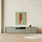 モダンデザインの多層板テレビ台 - シンプルでスタイリッシュなリビングインテリア創造 hko-4607