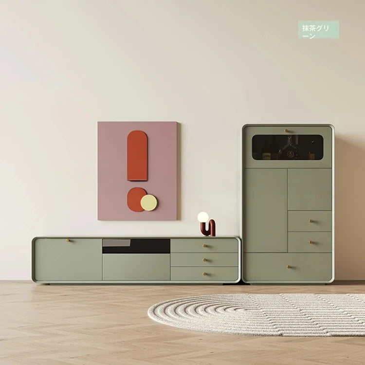 モダンデザインの多層板テレビ台 - シンプルでスタイリッシュなリビングインテリア創造 hko-4607