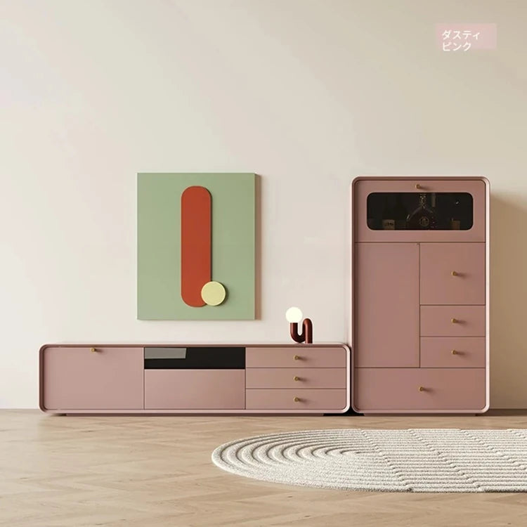 モダンデザインの多層板テレビ台 - シンプルでスタイリッシュなリビングインテリア創造 hko-4607