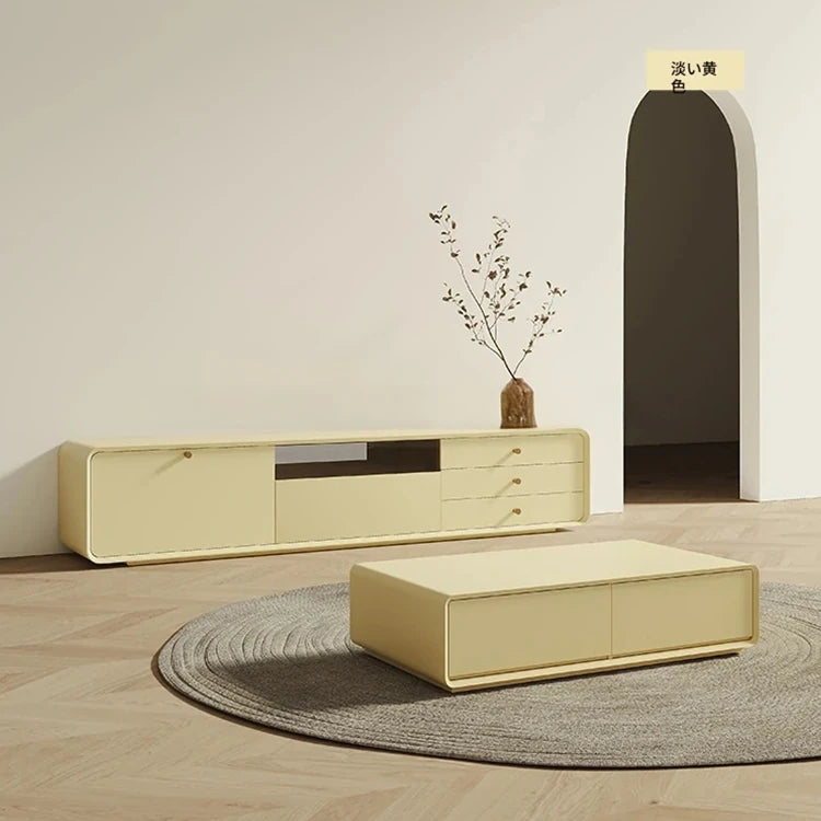 モダンデザインの多層板テレビ台 - シンプルでスタイリッシュなリビングインテリア創造 hko-4607