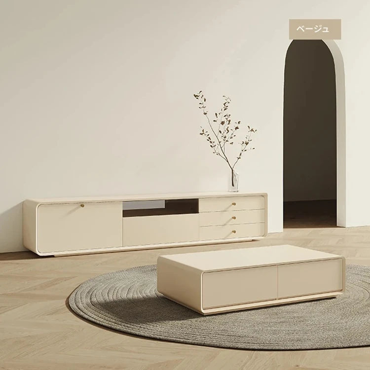 モダンデザインの多層板テレビ台 - シンプルでスタイリッシュなリビングインテリア創造 hko-4607