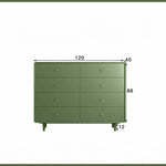 シンプルモダンキャビネット8段引出し - 室内収納に最適なスタイリッシュデザイン hko-4608