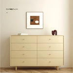 シンプルモダンキャビネット8段引出し - 室内収納に最適なスタイリッシュデザイン hko-4608