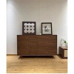 シンプルモダンキャビネット8段引出し - 室内収納に最適なスタイリッシュデザイン hko-4608