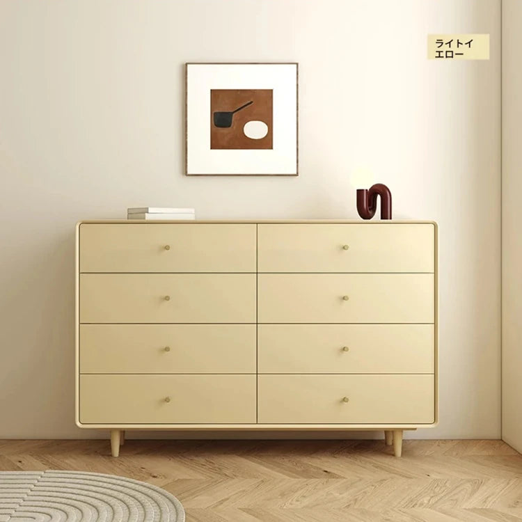 シンプルモダンキャビネット8段引出し - 室内収納に最適なスタイリッシュデザイン hko-4608