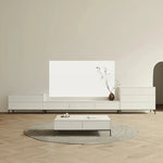 シンプルでスタイリッシュなテレビ台 - モダンデザインのグリーン収納家具 hko-4609