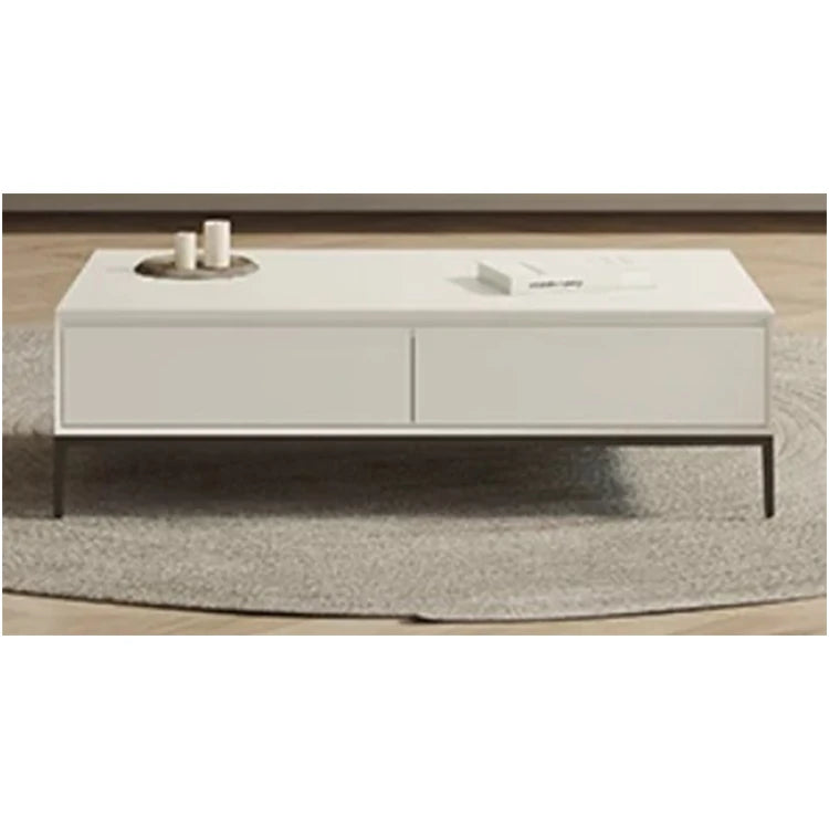 モダンセンターテーブル | シンプルデザインと収納力抜群 | リビングルームに最適なグリーン仕上げ hko-4623