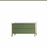 シンプルモダンキャビネット | 高品質 グリーン仕上げ | おしゃれなインテリア収納家具 hko-4628