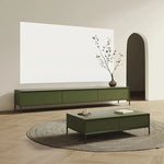 シンプルモダンキャビネット | 高品質 グリーン仕上げ | おしゃれなインテリア収納家具 hko-4628