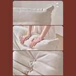 「快適な座り心地!パイン多層板とPUレザー使用の高級ソファー」 hksc-977