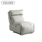 多機能パイン材多層板使用のシリコンフィル入り高級フェイクレザーソファー hksc-983