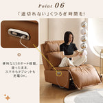 多機能パイン材多層板使用のシリコンフィル入り高級フェイクレザーソファー hksc-983