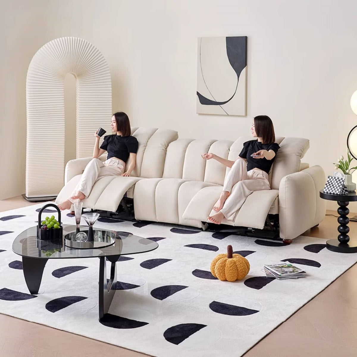 【快適】パイン材ソファー|多層板とポリエステル繊維で耐久性抜群 hksc-989