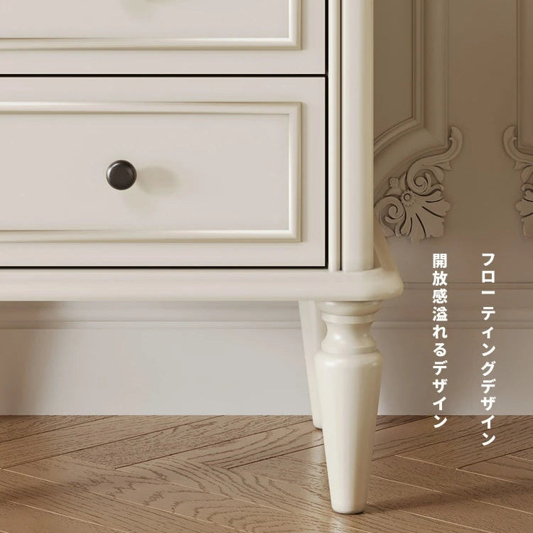 おしゃれなチェリー材&パイン製ナイトテーブル - シンプルで上品なデザイン、収納力抜群の引き出し付き! hl-4879