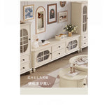 チェリー材とパインの洗練されたテレビ台 - インテリアにぴったりなモダンデザイン hl-4882