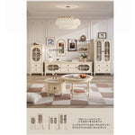 チェリー材とパインの洗練されたテレビ台 - インテリアにぴったりなモダンデザイン hl-4882