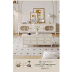 チェリー材パイン製センターテーブル|シンプルでスタイリッシュなデザイン|リビングにぴったりの収納付きテーブル hl-4883