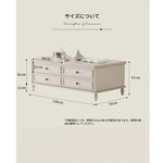 チェリー材パイン製センターテーブル|シンプルでスタイリッシュなデザイン|リビングにぴったりの収納付きテーブル hl-4883