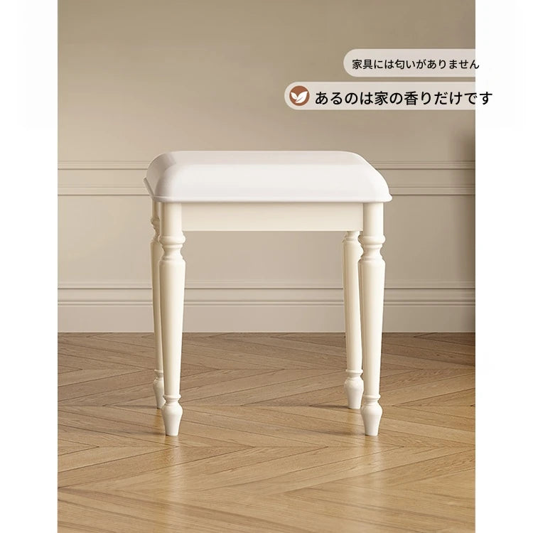 チェリーヘリンボーンスツール エアレザー仕様 おしゃれで機能的なインテリアアイテム hl-4887