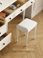 チェリーヘリンボーンスツール エアレザー仕様 おしゃれで機能的なインテリアアイテム hl-4887