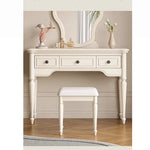 チェリーパイン・グラス製のエレガントな化粧台とスツールセット - ディスプレイミラー付き、モダンインテリアに最適 hl-4888