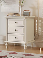 チェリーパイン製ナイトテーブル|優雅なデザインと実用性を兼ね備えた寝室家具 hl-4890