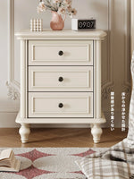 チェリーパイン製ナイトテーブル|優雅なデザインと実用性を兼ね備えた寝室家具 hl-4890