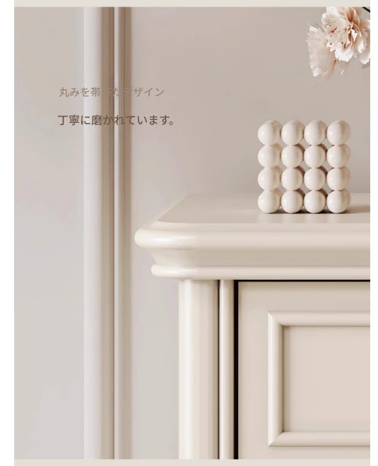 チェリーパイン製ナイトテーブル|優雅なデザインと実用性を兼ね備えた寝室家具 hl-4890